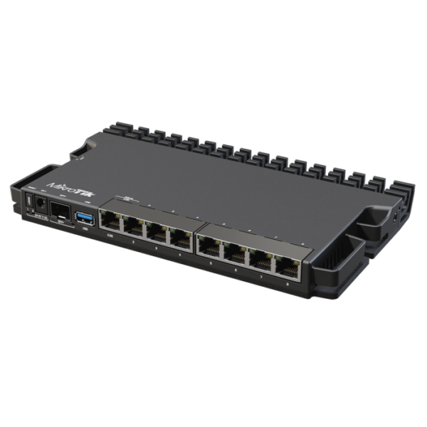 RouterBoard, CPU 4 Núcleos, 8 Puertos Gigabit Ethernet, 1 puerto SFP+. Mikrotik