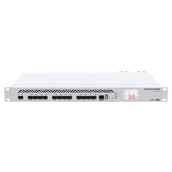 Cloud Core Router 12 puertos SFP, 1 SFP+ 10G, c/fuente redundante. Mikrotik