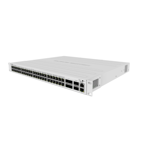 Cloud Router Switch de 48 puertos RJ45 1Gbit – 4 puertos SFP+ 2 puertos Xs, rendimiento 336 Gbps / 235Mpps. Mikrotik - Imagen 2